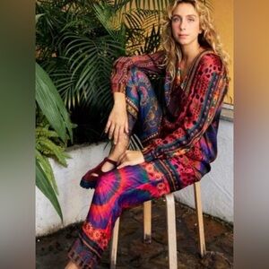 Farm Rio flow pants, size M